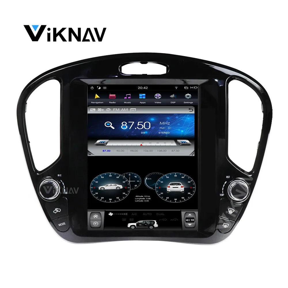 

Вертикальный экран Автомобильный мультимедийный плеер для Infiniti ESQ 2014-2019 dvd-плеер авто радио GPS навигация android система 10,4''