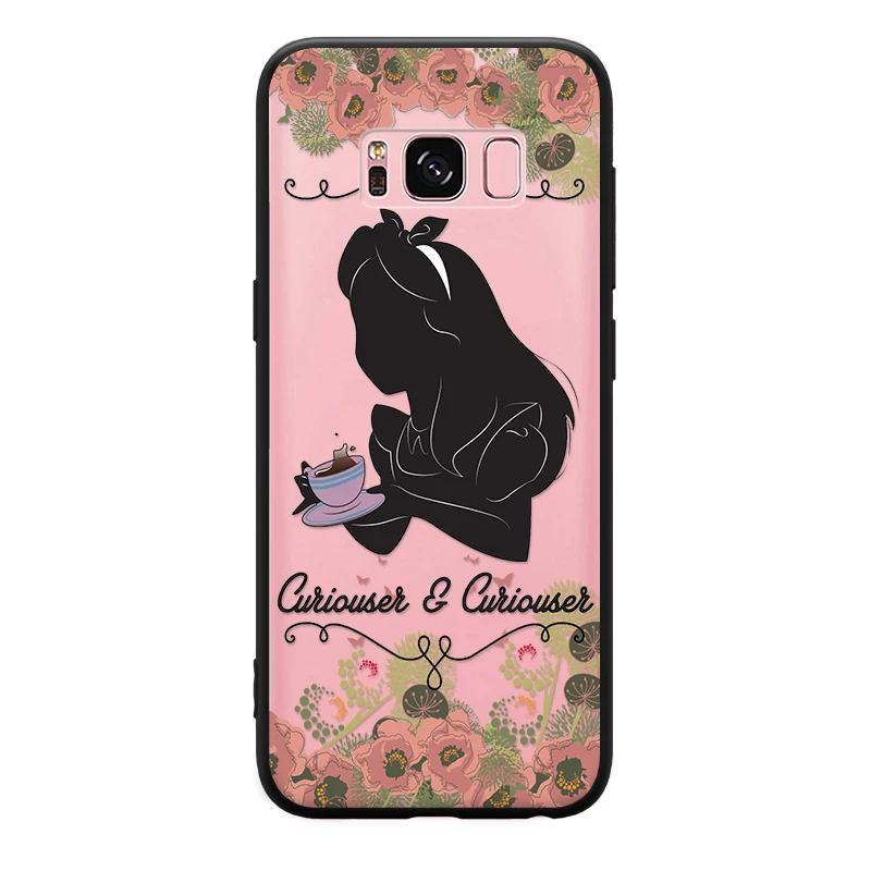 Жесткий чехол для телефона с рисунком Принцессы Диснея Samsung Galaxy S6 S7 Edge S8 S9 Plus Note 3 4 5 8 9|Бамперы| |