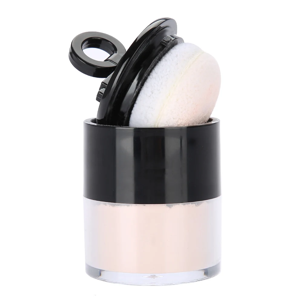 Полупрозрачная отбеливающая пудра с контролем жирности лица долговечная нежная