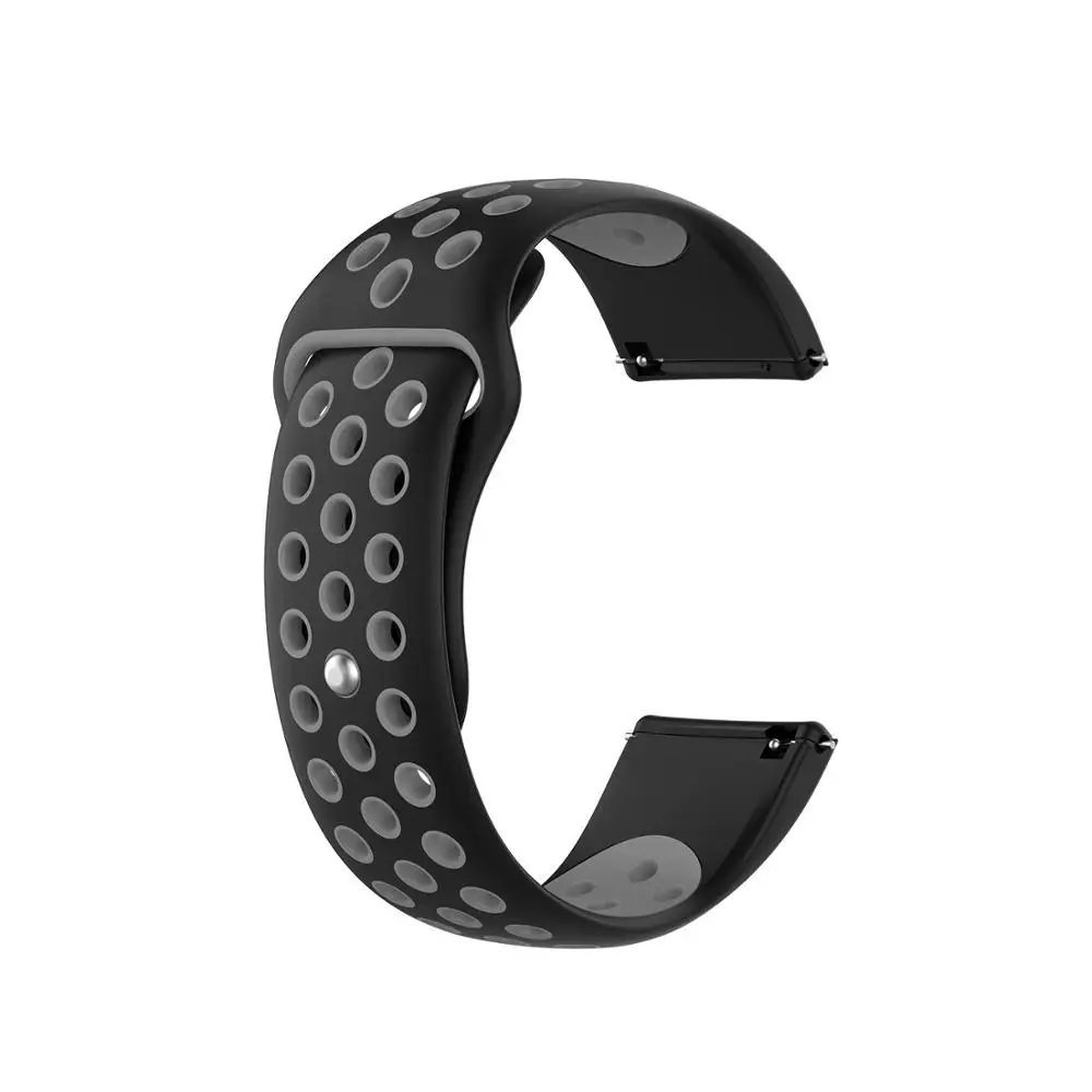 Black gray Сменные аксессуары для часов Fitbit Versa 2 Band ремешок для Fitbit Versa lite Versa2 Smartwatch силиконовый ремешок - Цвет: Black gray