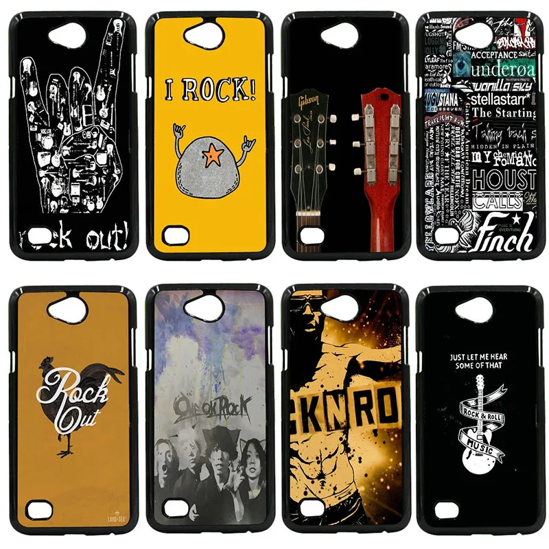 Чехол для мобильного телефона Love Rock Roll черный Жесткий ПК телефон LG L Prime G2 G4 G5 G6 G7 K4