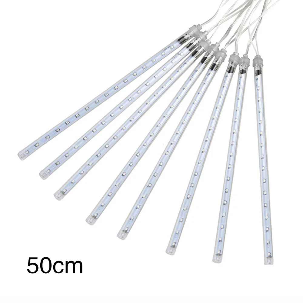 

4 Color Christmas Lights Waterproof Xmas Decoration Light Falling String Lights for Wedding Party Meteor Shower