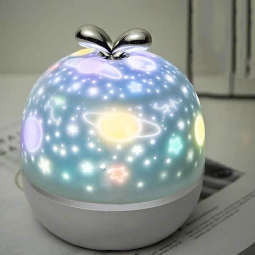 

Праздничный светильник s, Звездный светильник, проектор, светильник Ник, прикроватный креативный бокс желаний мечты, вращающийся подарок на...