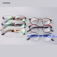 wholesale promotion mix acetate metal women cat eye glasses fashion brand designer eyeglasses retro frame round eyewear gafas