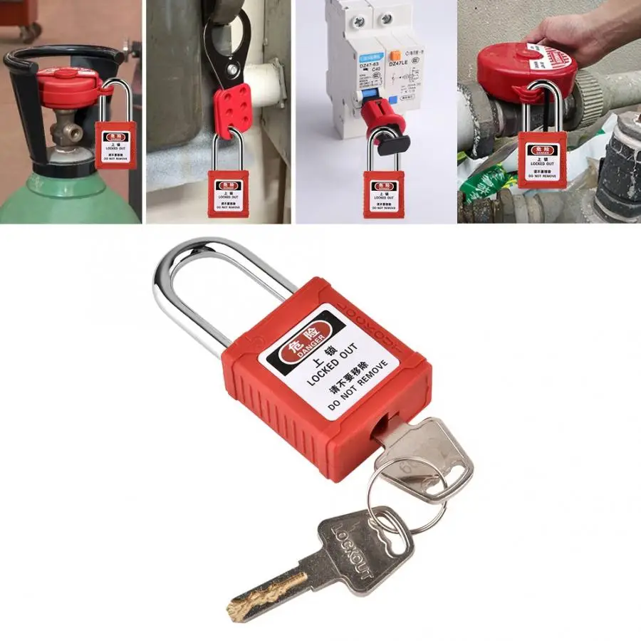 Блокировка Tagout электронный замок строительный безопасный стальной светильник