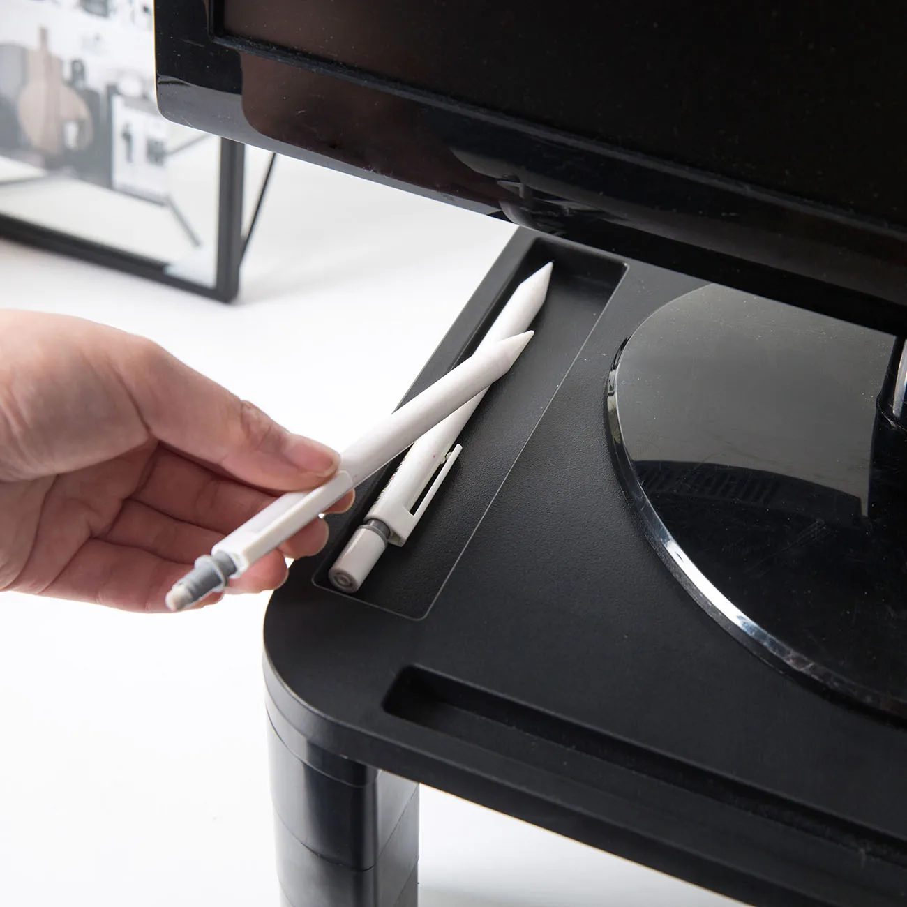 1pc adjustable home office desktop monitor stand self assembly lcd tv laptop rack computer screen riser shelf free global shipping