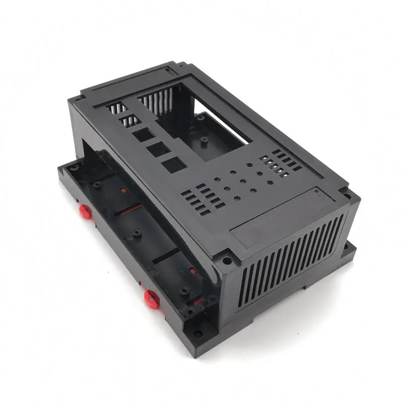 

LK-PLC07 PLC Din Rail Electronic Project Box ABS Plastic Instrument Enclosure Case for Control PCB 155x110x60mm