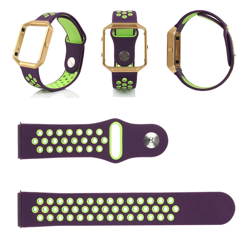 FOHUAS для Fitbit Blaze полосы мягкий силиконовый сменный спортивный ремешок для Fitbit Blaze Смарт фитнес часы без рамки