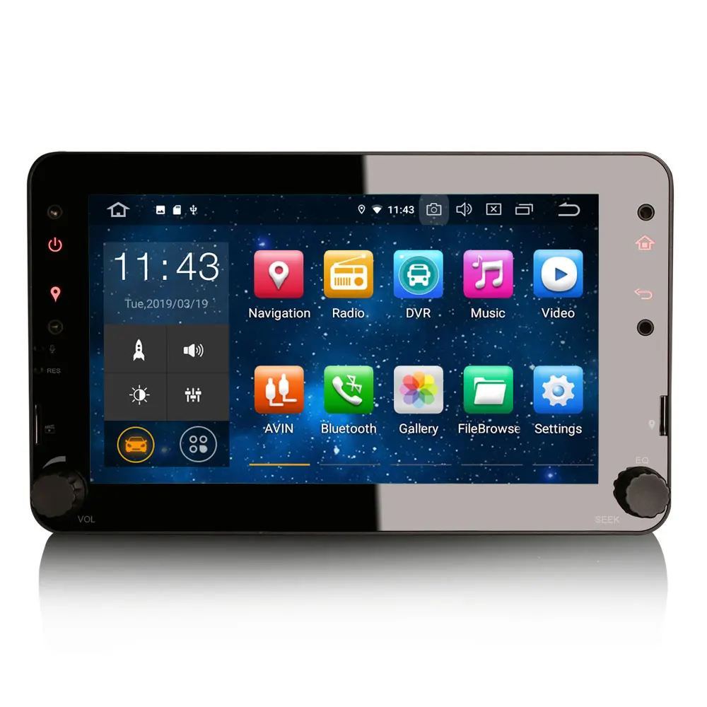 Erisin ES4820R 7 дюймовый автомобильный радиоприемник android 9,0 2G ram PX30 DAB OBD wifi 3g для Alfa Romeo Spider 159 Brera