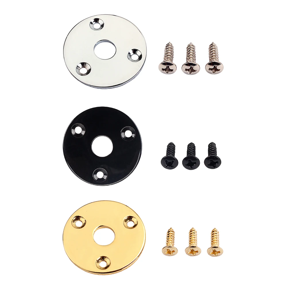 Металлический круглый разъем для гитарного выхода электрогитарных басов | Спорт