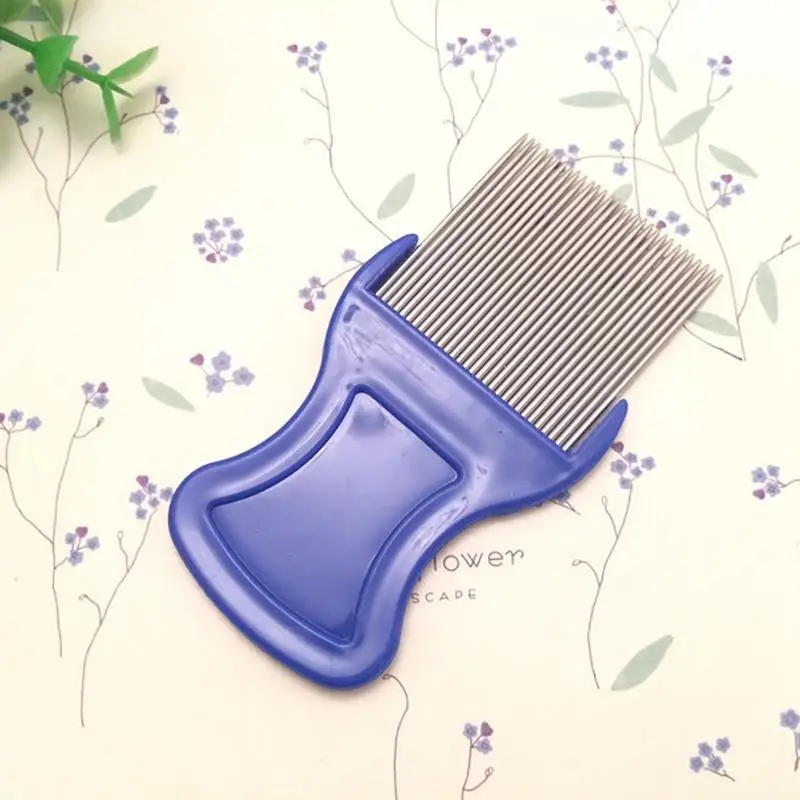 

Dog Grooming Comb Stainless Steel Pet Tear Stain Remover Gently Removes Mucus And Crust Small Lice Flea Combs Dog Comb Supplies