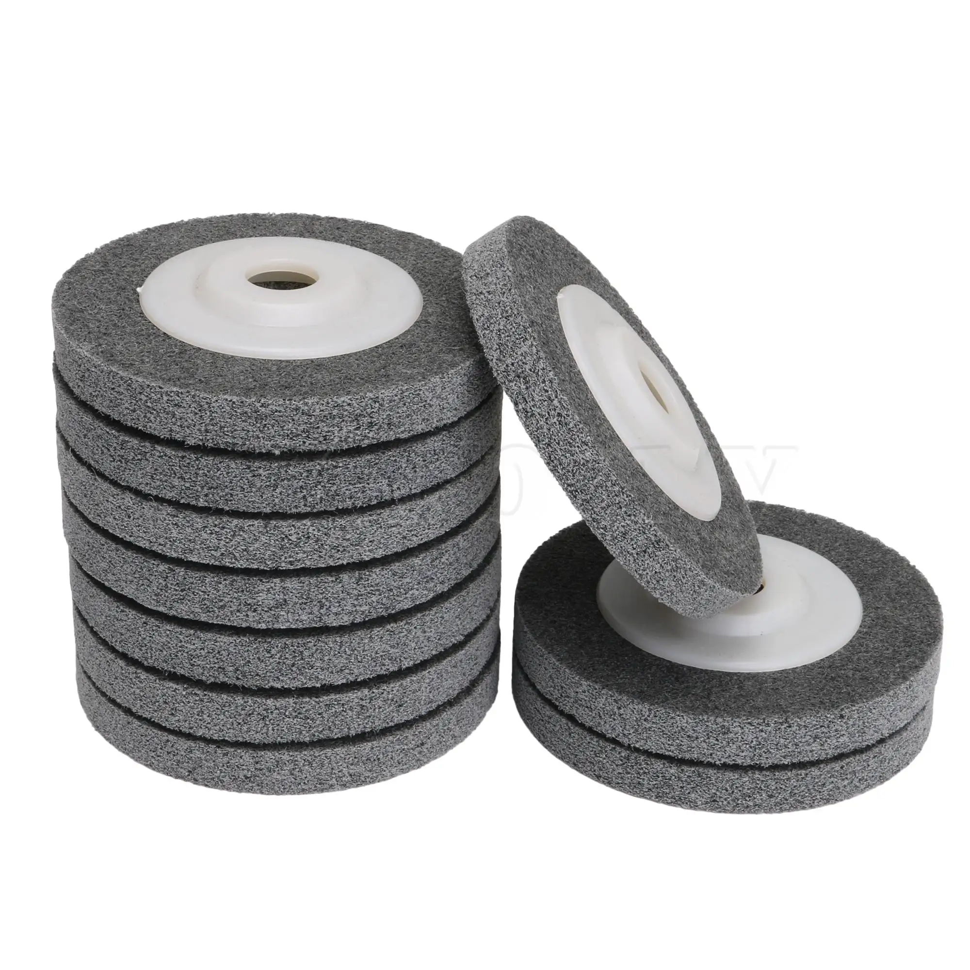 

10 x Nylon Grinding Disc 4" Outdiameter 120 Grits DIY Sanding Parts