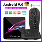 X88 Pro X3 Smart Android 9,0 TV Box S905X3 Cortex-A55 Quad Core 64 Bit 2,4G  5G WiFi H.265 VP9 декодирование Miracast HD медиаплеер