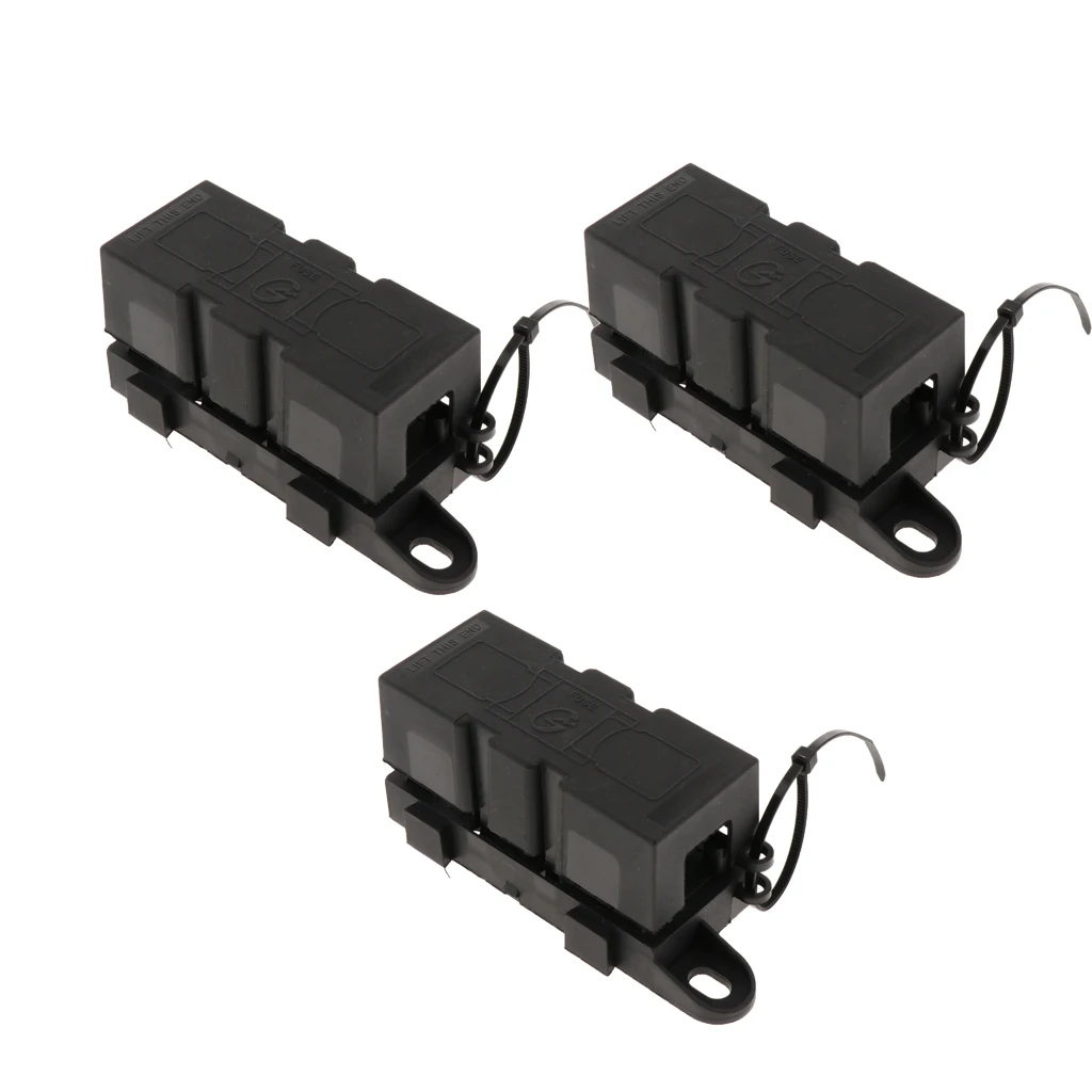 3pcs MEGA Fuse Block/Holder With Cover Universal For RV/Van/Truck/Boat | Автомобили и мотоциклы