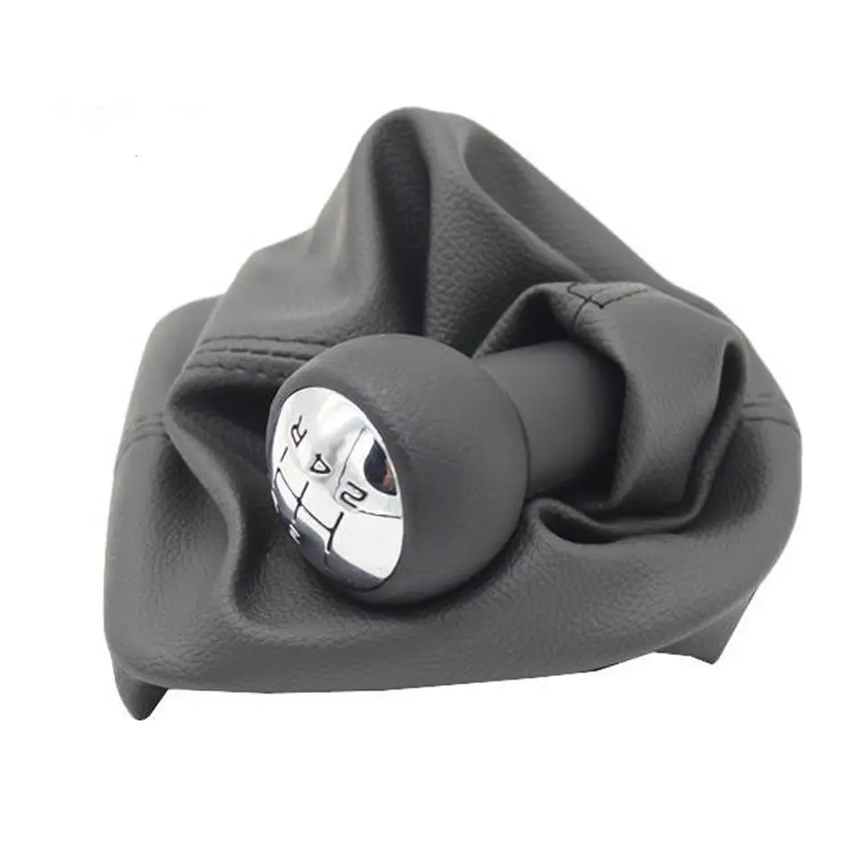 Автомобильный Стайлинг 5 скоростной рычаг переключения передач кожаный чехол