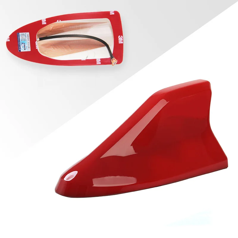 Light Red Standard Для SKODA Fabia или Fabia Scout, 2 1 3 mk1 mk2 mk3 RS, антенна в виде плавника акулы с 3M наклейками, автомагнитолы, аксессуары для автозапчастей - Цвет: Light Red Standard