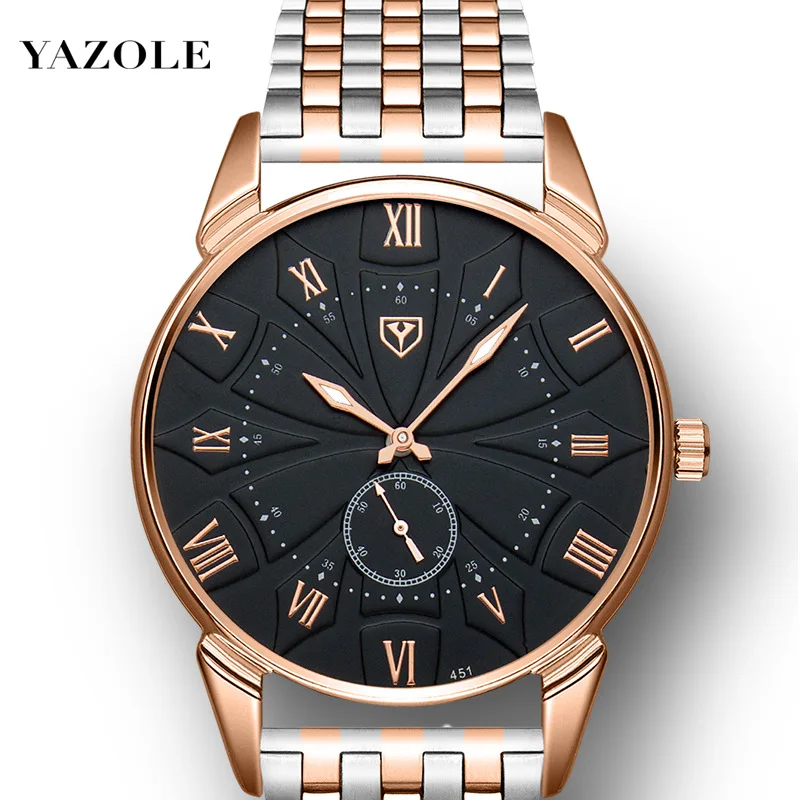 

2020 Top Brand Luxury Luminous Men Watch Leather Waterproof Sports Wristwatches Male Clock Relogio Masculino YAZOLE Mens Watches