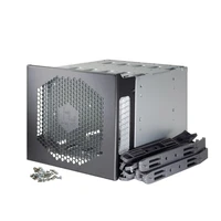 5inch to 5 x 3 5in rack stainless steel hard drive cage for desktop computer sata hdd cage hard drive tray rack