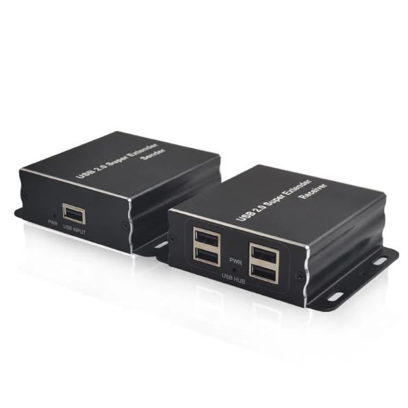 4-портовый USB-кабель-удлинитель USB Cat5e/6 rj45 до 100 м 2 0 удлинитель концентратора RX/TX |
