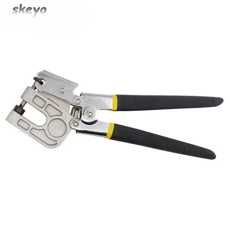 

ABS Handle Stud Crimper Plasterboard Drywall Install Punch Pliers For Fastening Metal 0.4-0.5MM One Hand