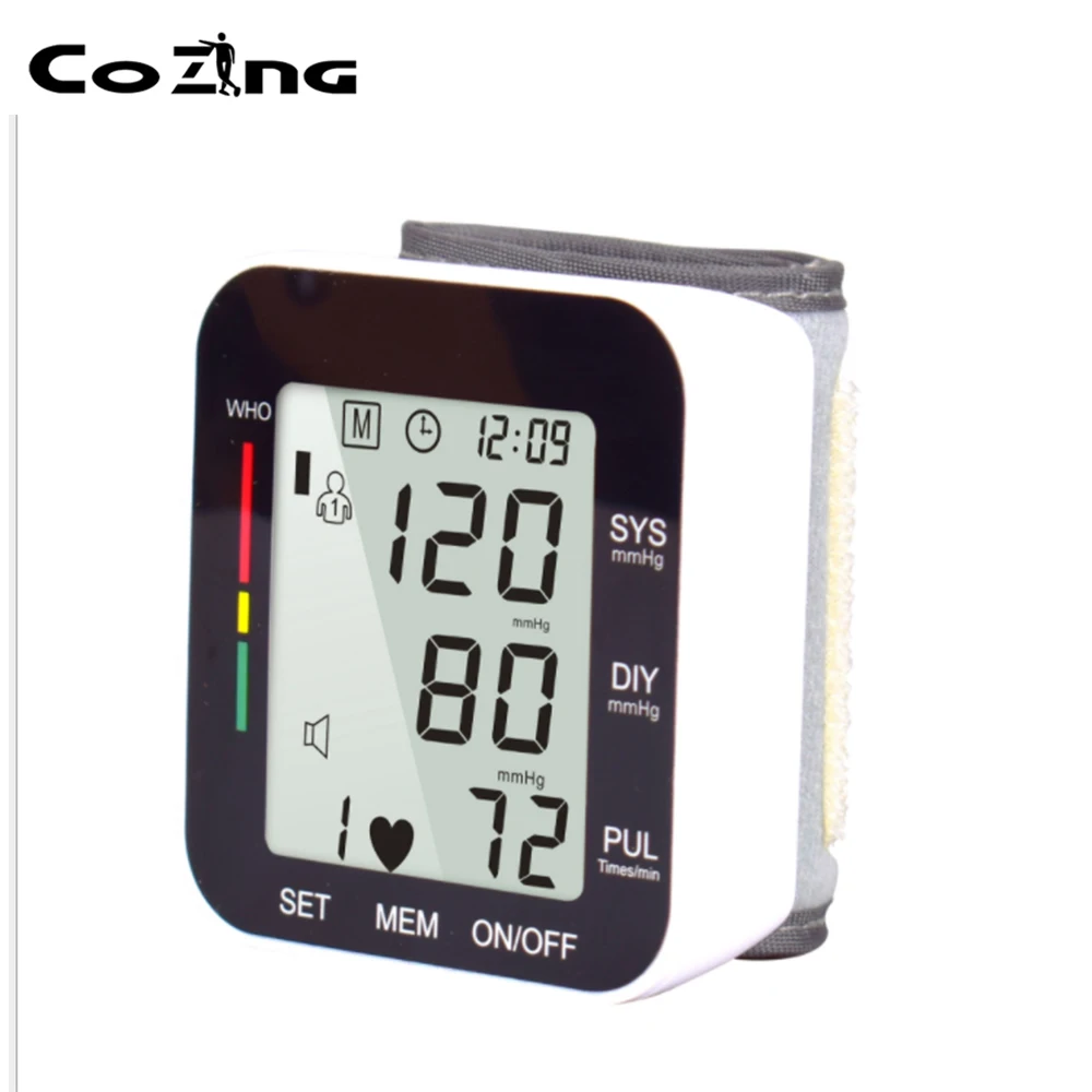 Домашний медицинский уход 1 шт. цифровой ЖК-монитор артериального давления на