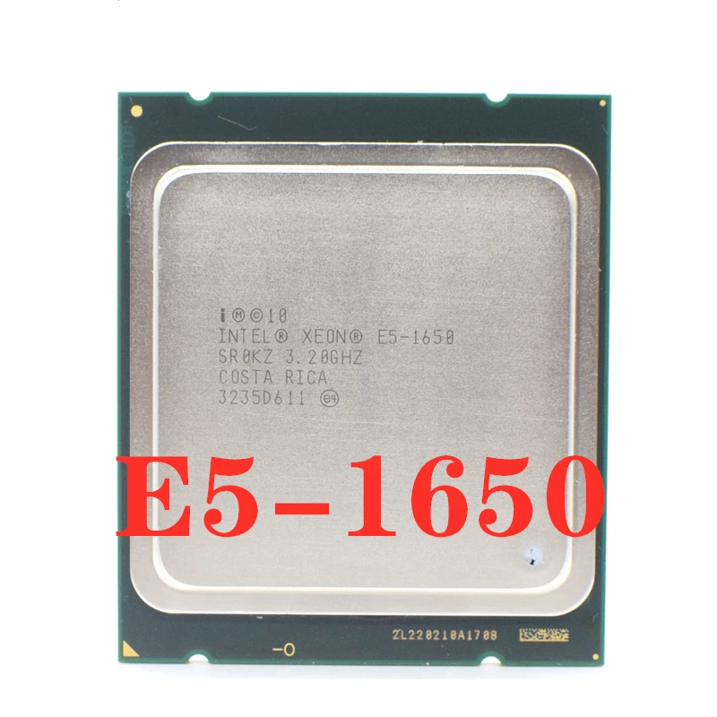 Б/у процессор Intel Xeon E5 1650 Кэш память 12 м 3 20 ГГц LGA 2011 SR0KZ C2 X79|Процессоры| |