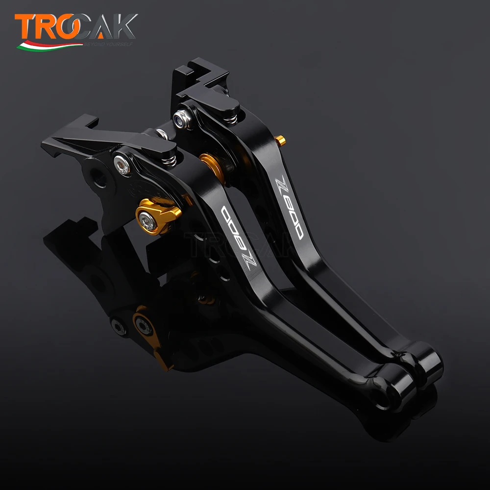 

NEW For Kawasaki Z800/E version 2013 2014 2015 2016 Motorcycle Accessories Aluminum Short Brake Clutch Levers LOGO Z750
