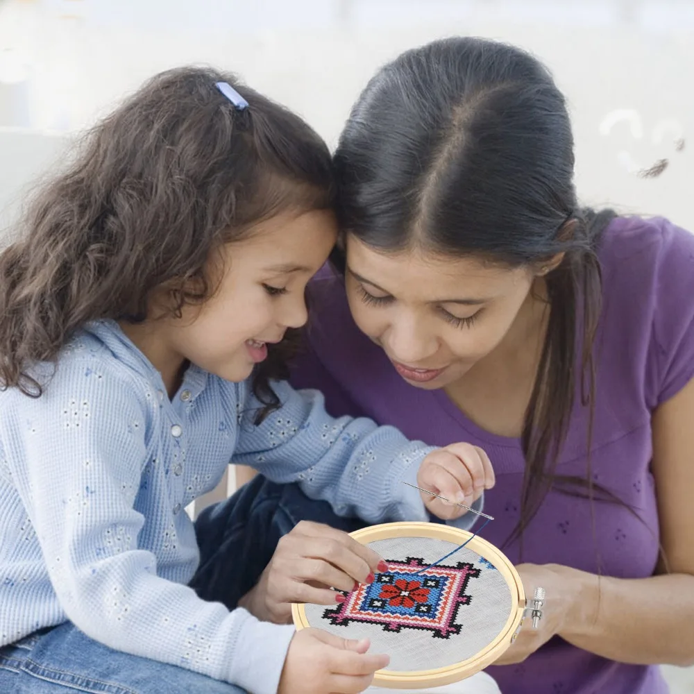 Деревянные кольца для вышивки набор из бамбуковых колец сделай сам игла