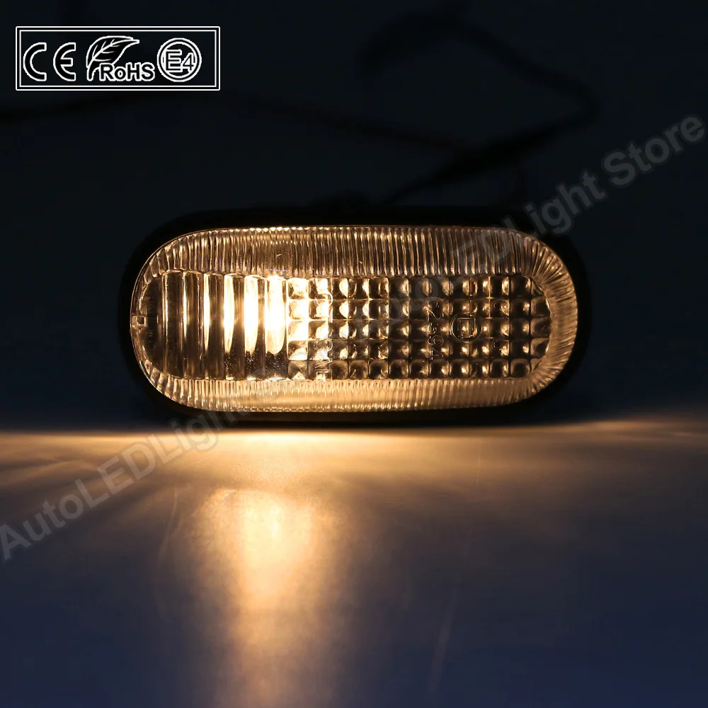 2 шт Прозрачный OEM Боковой габаритный фонарь светильник сигнала поворота для Honda