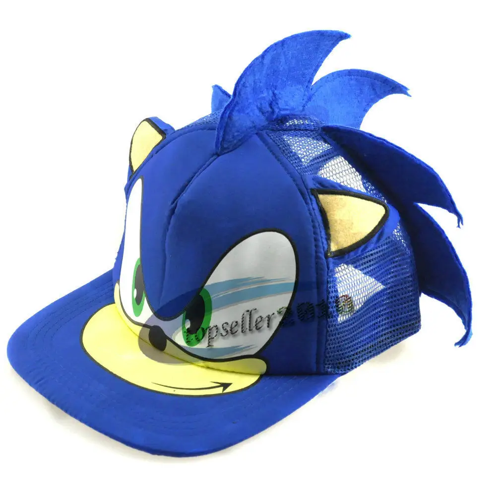 Новые синие шляпы звуковой хип-хоп Cosplay Snapback Плоский колпак модная регулируемая бейсболка