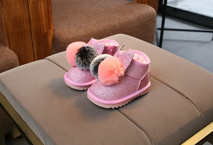 2019 г. Зимняя детская хлопковая обувь для малышей Shoes1 3 лет Детская Нескользящая с