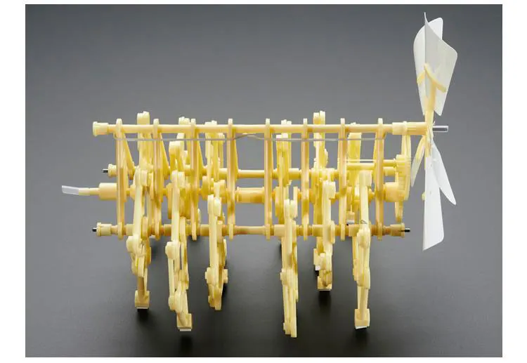 Новые творческие головоломки ходьба 3D DIY сборка strandbeest мощная модель ветросиловой комплекты ходунков робот игрушки Дети Мальчики Подарки