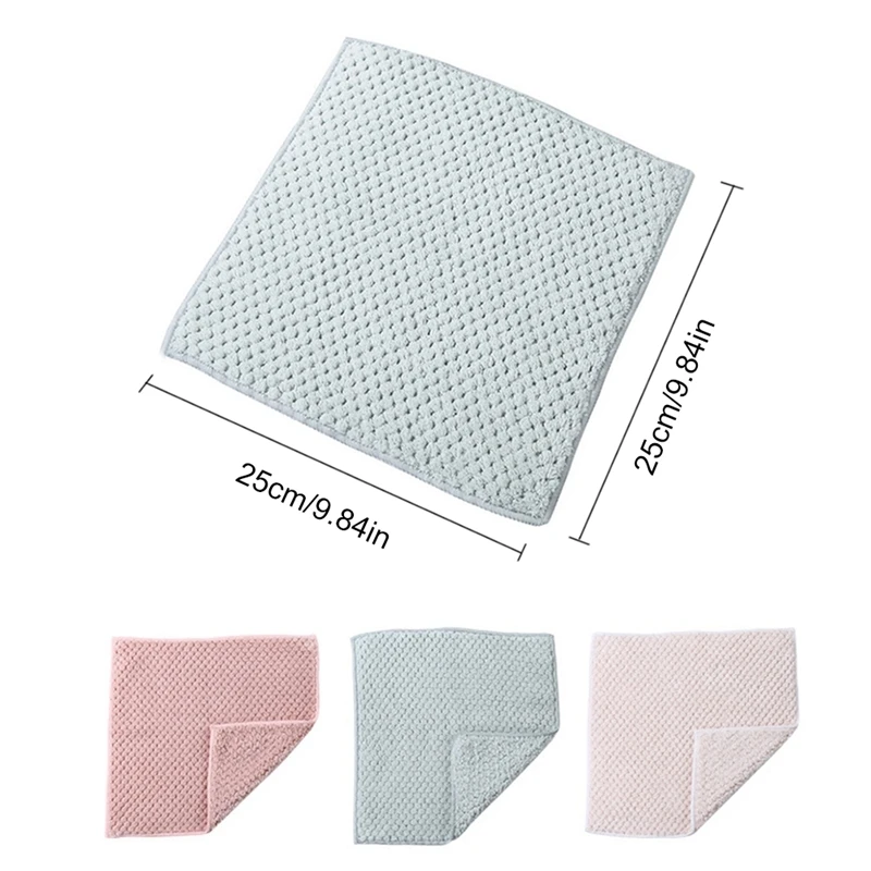 1 шт. нетканые масляные коралловые бархатные подвесные полотенца для рук Кухня