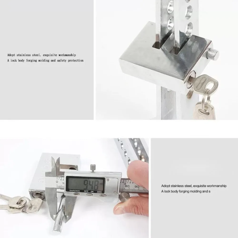 

Car Brake Pedal Lock Auto Vehicle Steel Clutch Locking Anti-theft Device Car Brake Safety Lock Tool