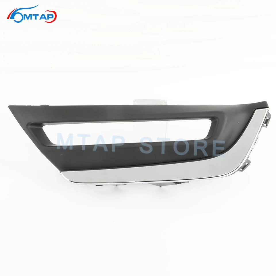 MTAP серебристый хромированный передний бампер противотуманная фара крышка