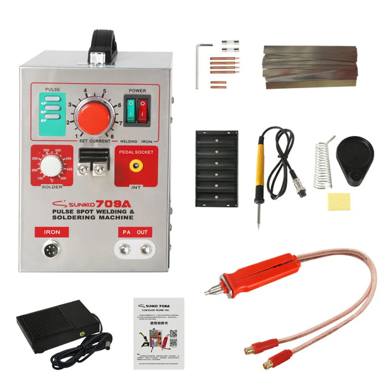 

709A Battery Spot Welder with HB-70B Welder pen for 18650 WELDING STATION Spot Welding Machine