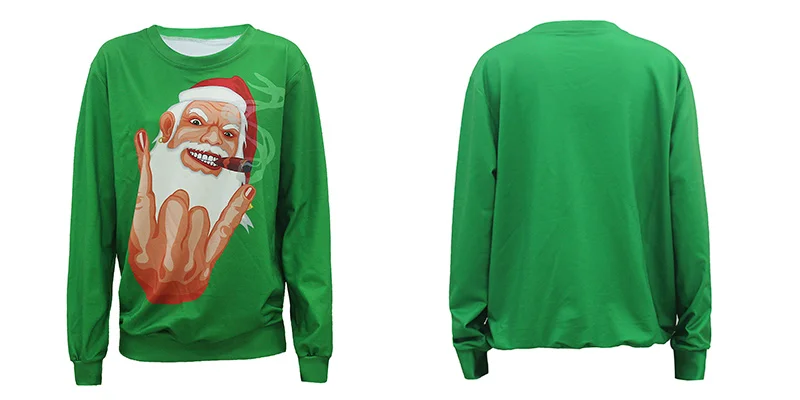 LISCN Christmas Man women Ugly Christmas Sweater Couple Watching Clothing Unisex Lovers for Men Autumn Winter New