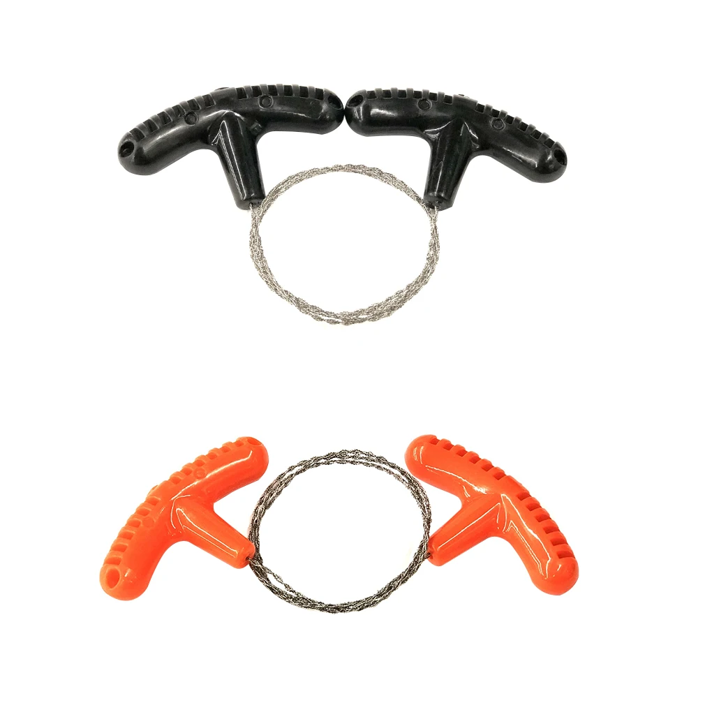 

Outdoor Rope Chain Saw Stainless Steel Wire Chainsaw Hand Portable Saw for Outdoor Camping Hiking Survival Hunting Wire Saw