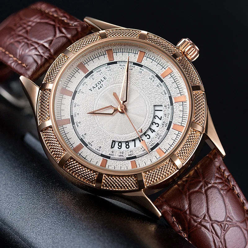 

2022 Male Clock Yazole Quartz Watch Men Top Brand Luxury Wristwatch Famous Wrist Watch Business Quartz-watch Relogio Masculino