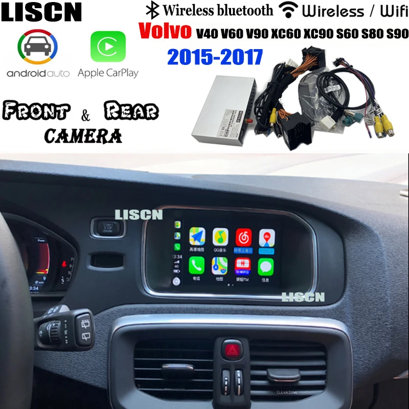 Wi-Fi беспроводной Carplay для Volvo V40 V60 V90 XC60 XC90 S60 S80 S90 2015-2017 интерфейс задней камеры