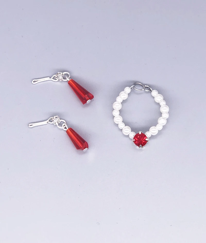 Ожерелье и серьги комплект ювелирных изделий/Аксессуары для кукол DIY косплей