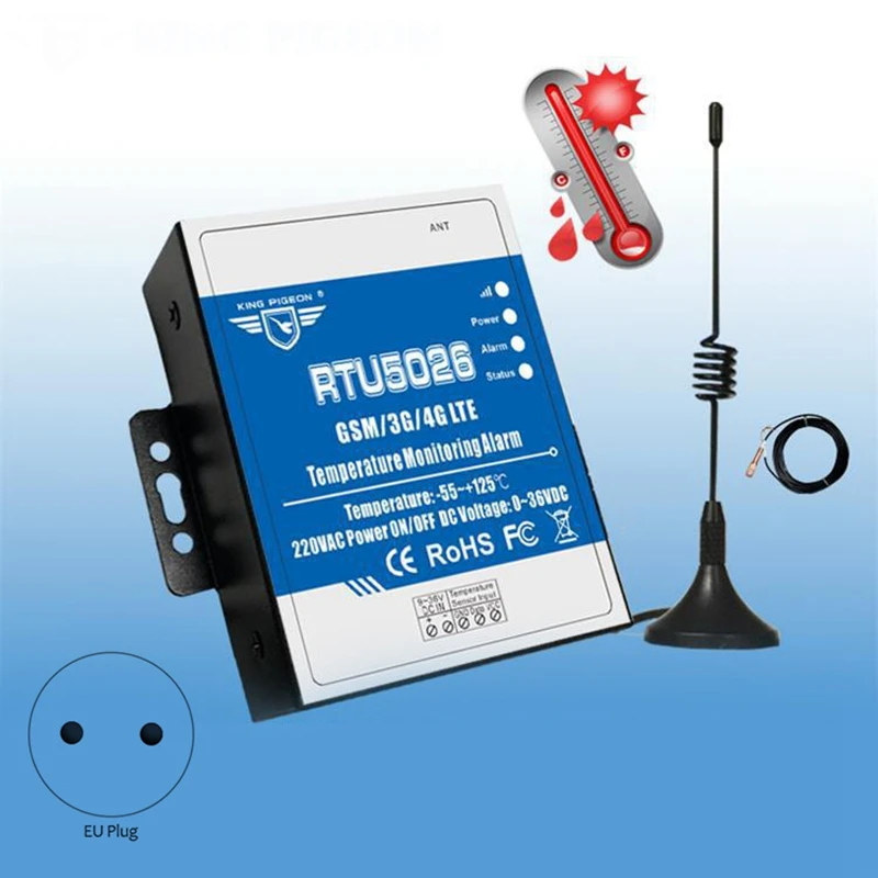 4G LTE RTU Modbus TCP шлюз AC/DC Состояние питания система мониторинга температуры