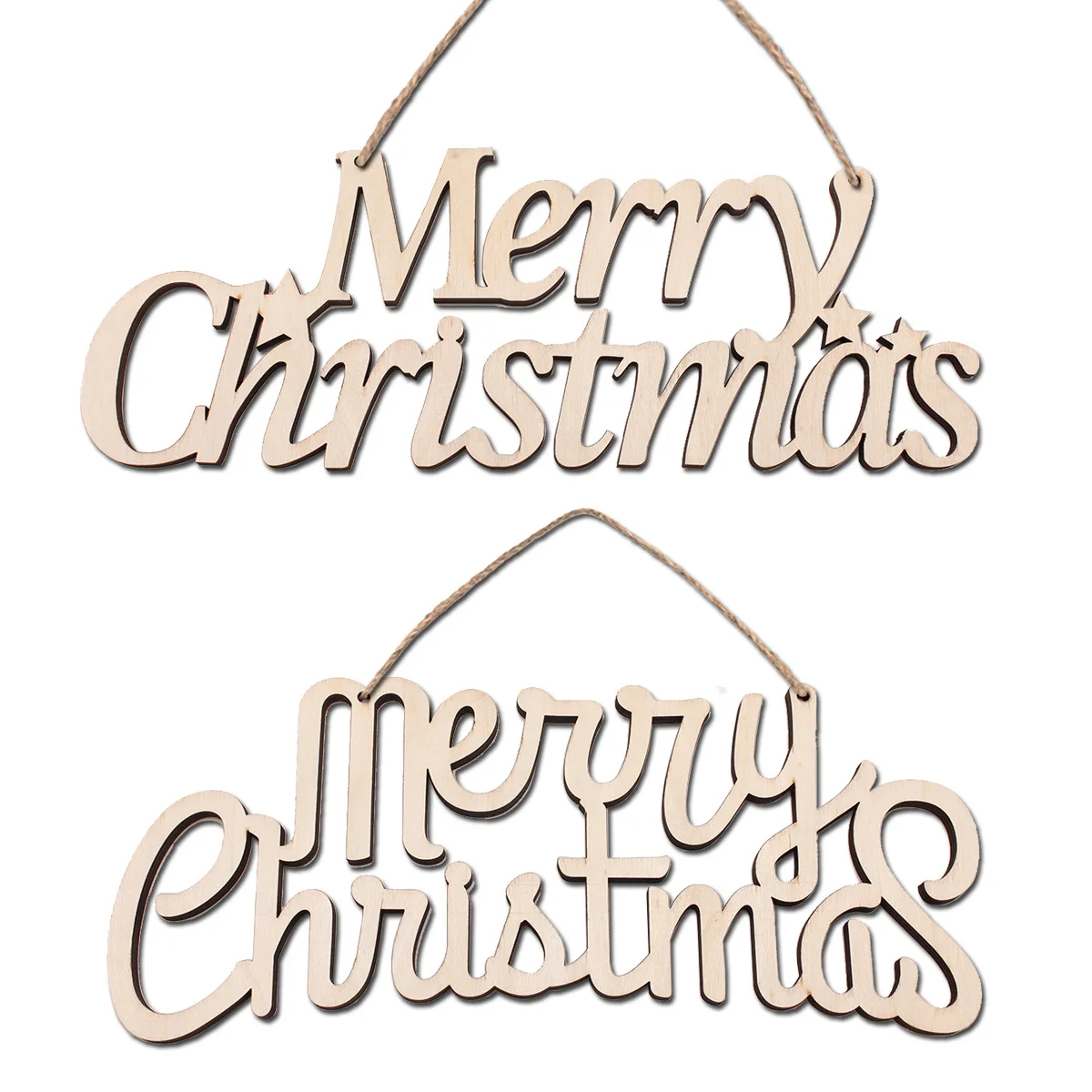 

Креативный кулон с надписью "Merry Christmas", праздничное украшение для дома, кулон, деревянные поделки