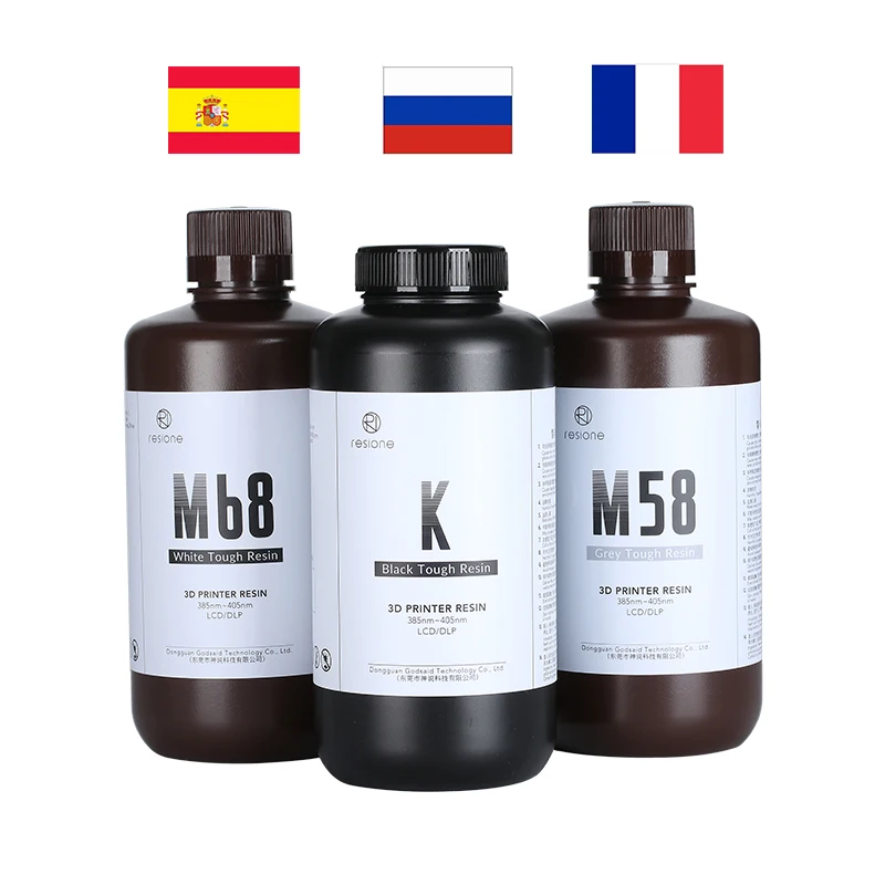 Резиновая УФ смола для 3d принтера 1 кг 405 нм SLA DLP Elegoo Mars Phrozen Anycubic Photon|Материалы