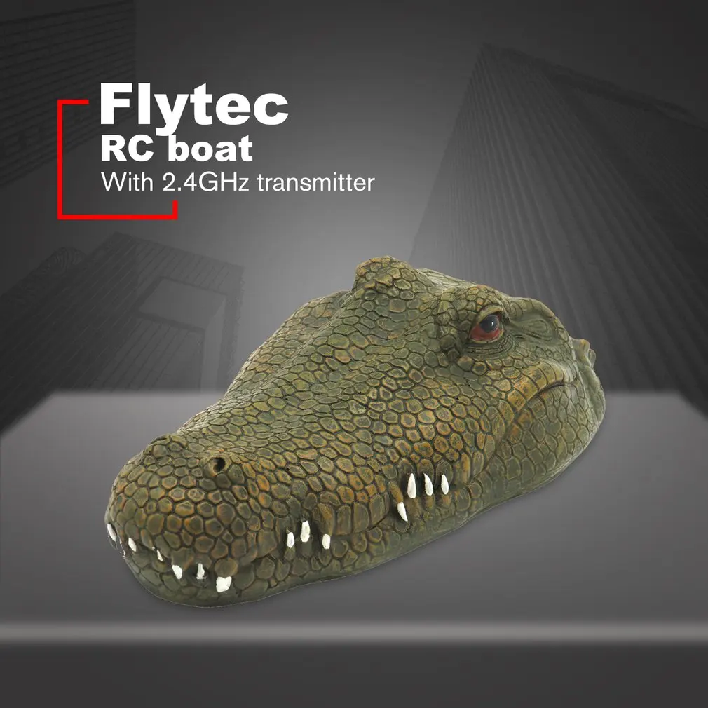 Flytec RC Поддельные Крокодил дистанционного управления гоночная лодка Хэллоуин шалость производитель забавная Новинка Моделирование Электрический водонепроницаемый пародия игрушка