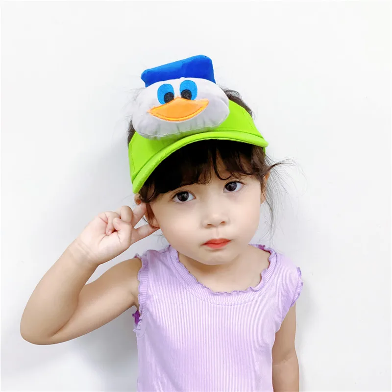 Детская летняя шляпа для мальчиков УФ Солнцезащитная бейсбольная кепка