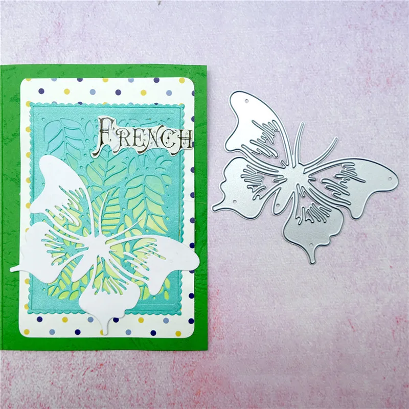 Металлические штампы Eastshape в форме бабочки фоновые виде листьев для скрапбукинга