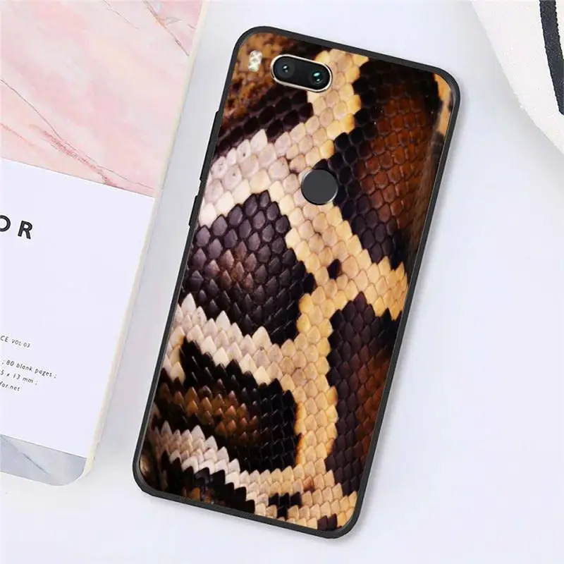 

Colorful Gold Snake Skin pattern Phone Cases For Xiaomi Redmi note 7 8 9 t k30 max3 9 s 10 pro lite Luxury brand shell