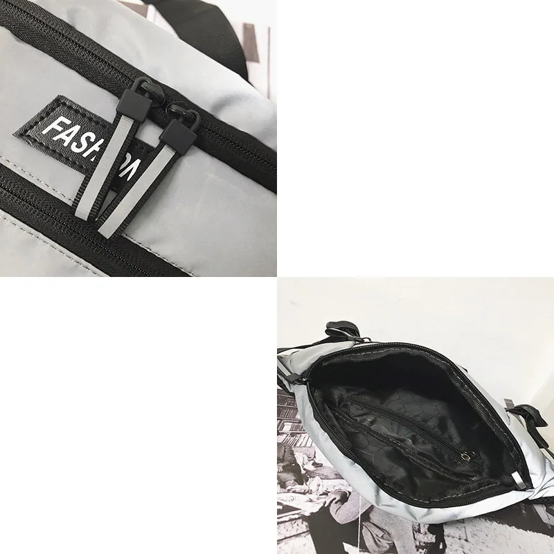 Поясная Сумка унисекс в уличном стиле Мужская нагрудная сумочка хип-хоп сумка