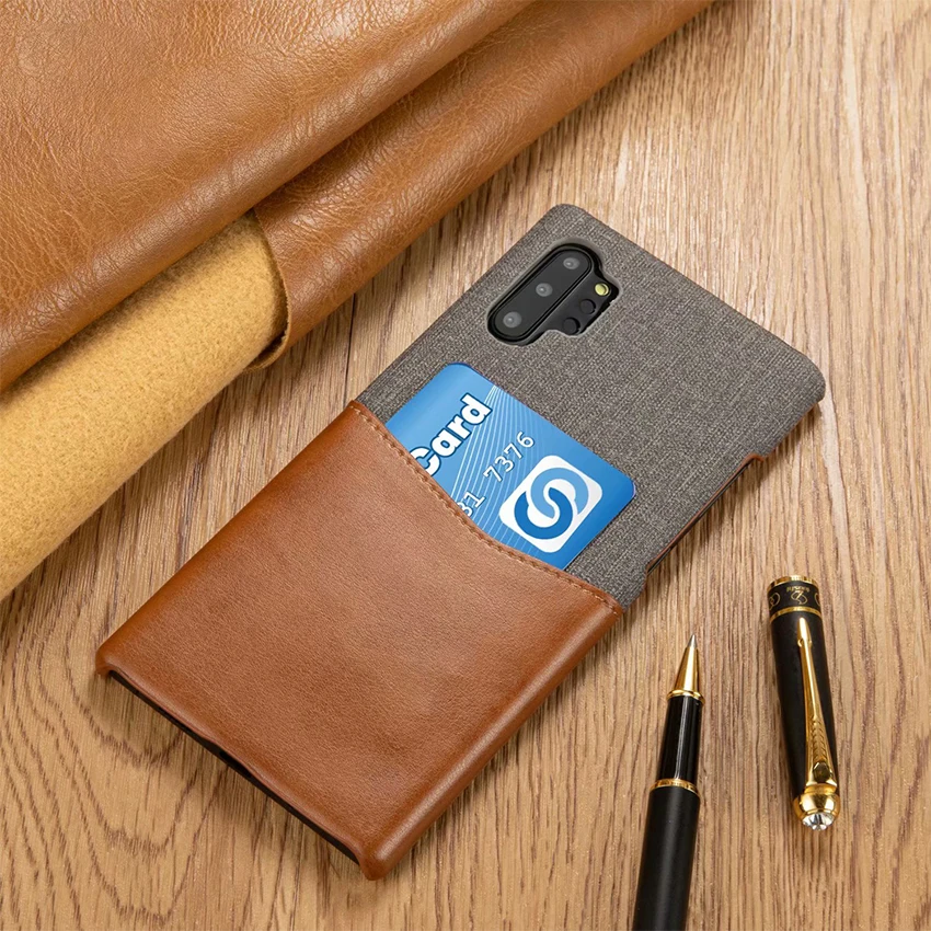 Роскошный тканевый кожаный чехол для samsung Galaxy Note 9 8 жесткая задняя крышка Мягкий